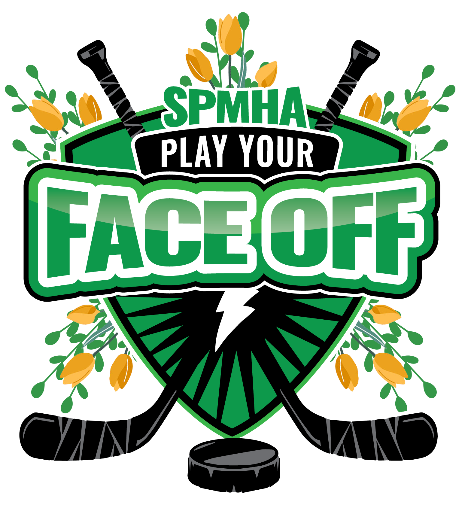 Spring Play Your Face Off logo